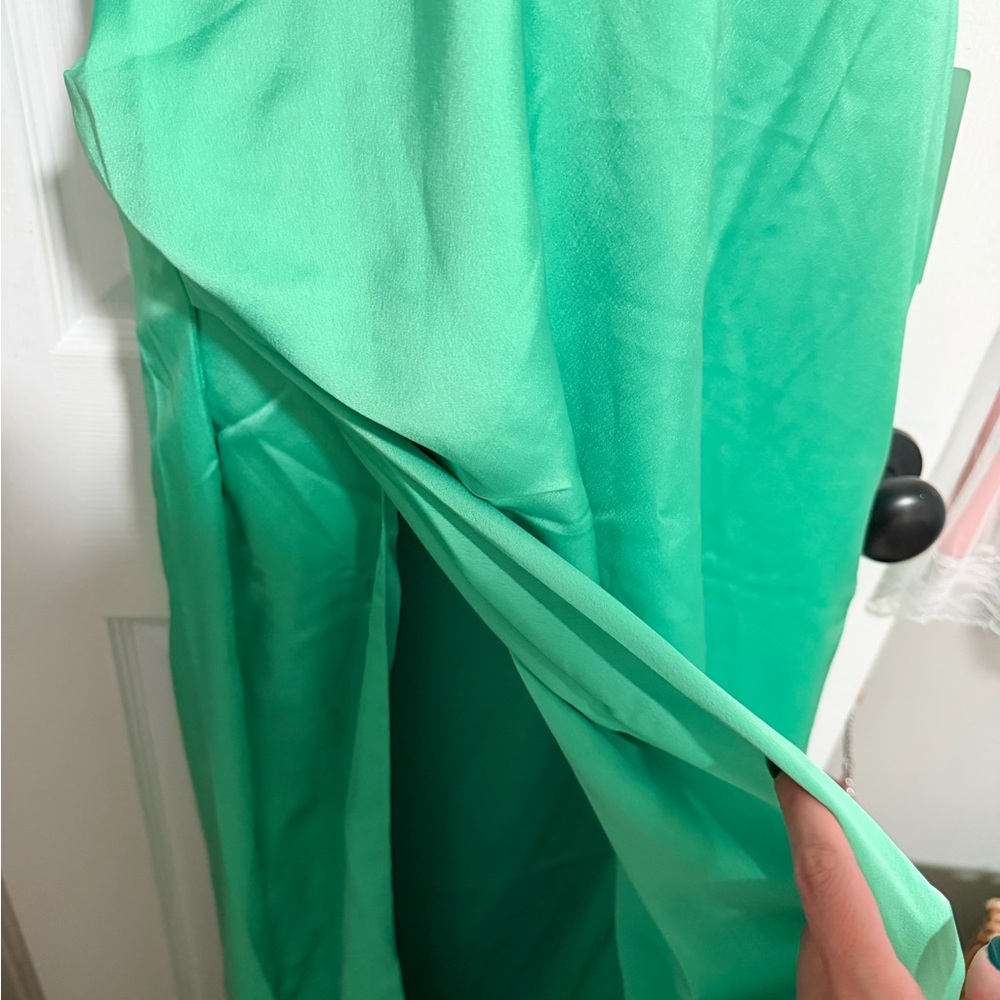 Show Me Your MuMu Vibrant Green Adele Maxi Dress - Picture 7 of 12